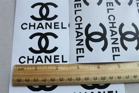 chanel stickers for walls|Chanel labels and stickers.